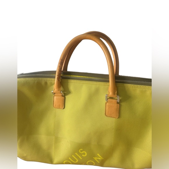 Louis Vuitton Lv America's Cup Yellow Canvas Convertible Tote (Pre-Owned) - Picture 9 of 17
